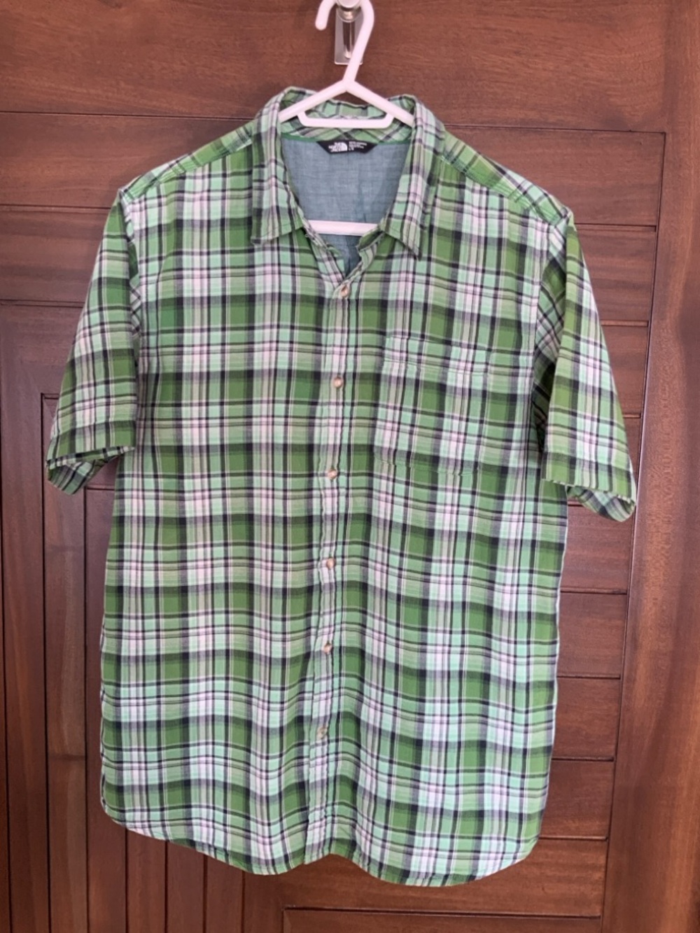 NORTH FACE Shirt Men's Short Sleeve, Sz L